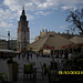 One of the many squares in Krakow