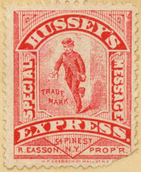 Hussey's Express Special Message Stamp