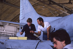 Aircraft are maintained