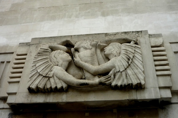 Broadcasting house relief