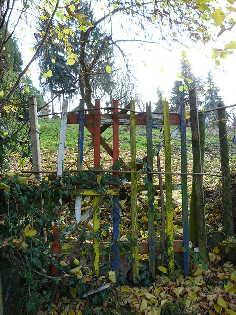 Restfarbe und Stü(ö)ckelarbeit