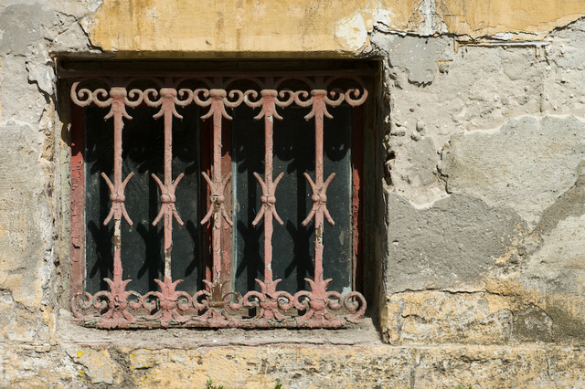 Barred window