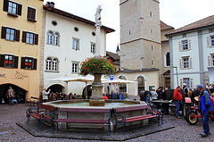 Der Marktplatzbrunnen in Kaltern am See