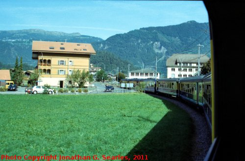 BOB Narrow-Gauge, Picture 7, Edited Version, Interlaken, Interlaken-Oberhasli, Switzerland, 2011