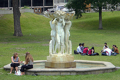 The "Three Bares" Fountain – McGill University, Montreal, Québec