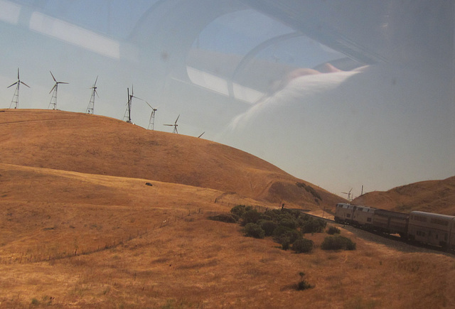 Altamont Pass Amtrak Coast Starlight (3122)