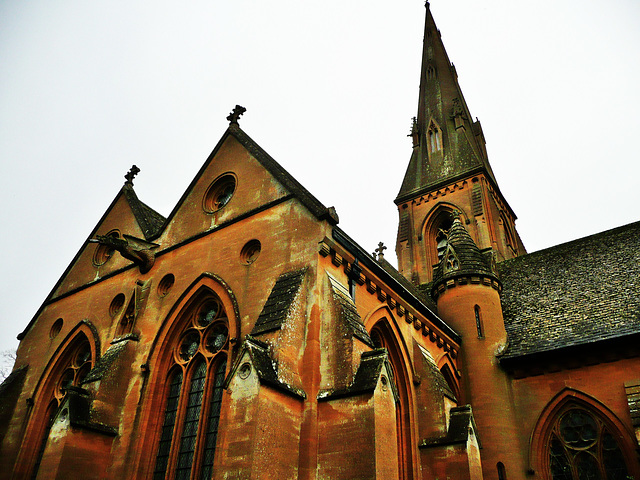 toddington church by street 1873-9