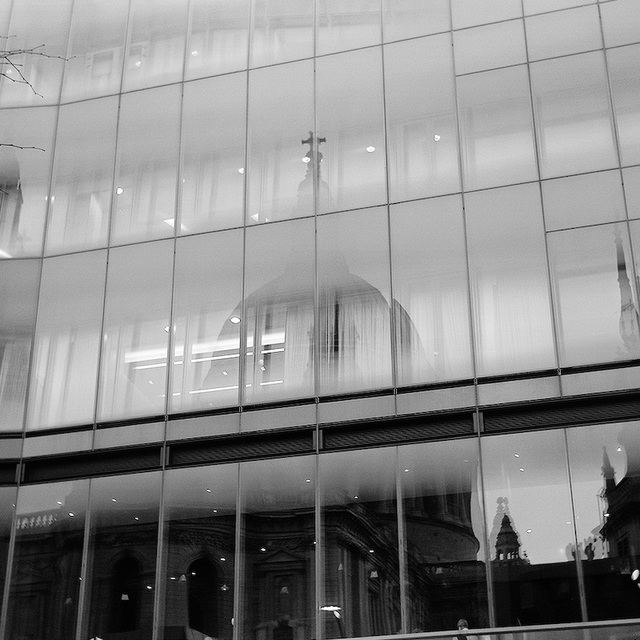 Reflection of St Paul's.