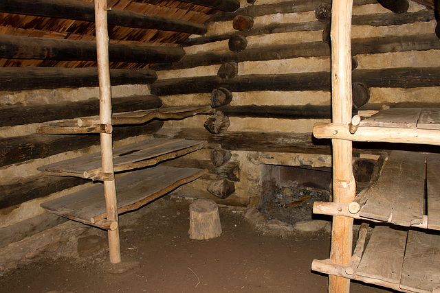 Bunks in the winter cabins