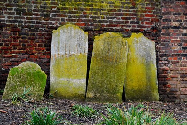Gravestones, St George's Gardens