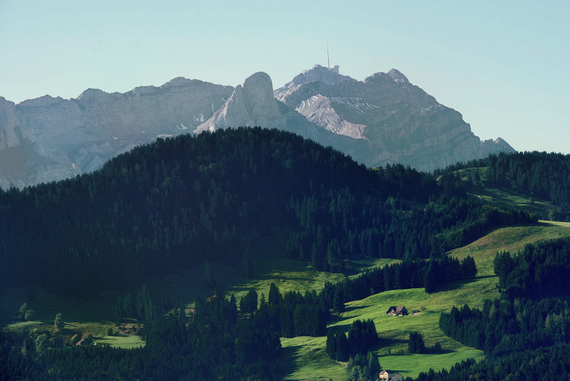 Les préalpes appenzelloises...