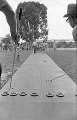 . . . and shuffleboard for the old.