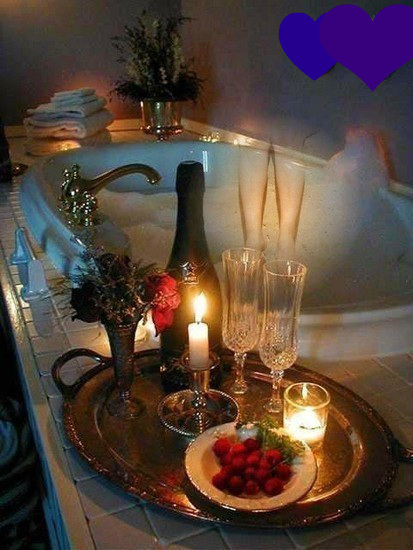 C'est sûr ...dans la douche italienne ..ça sera moins romantique )*