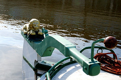 Lion on the rudder