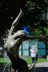 Dancer in the fountain