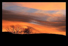 Sur la crête - nature tourmentée