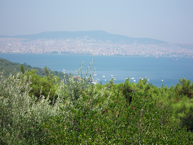 Vue sur la côte turque.