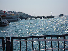 En attendant le ferry du retour.