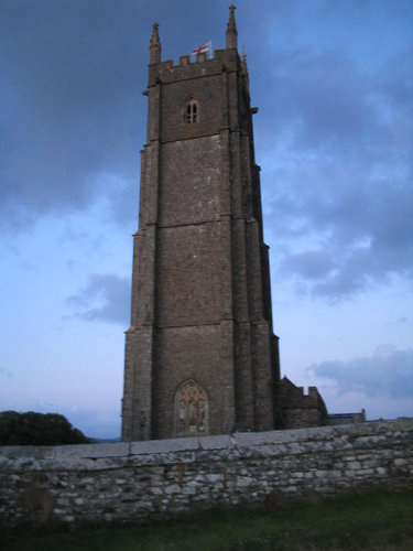 It's a long way up Stoke church tower