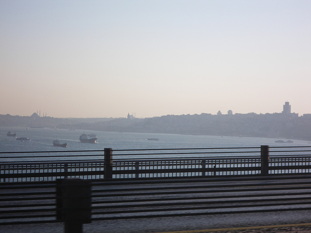 Depuis le pont d'Artaköy.