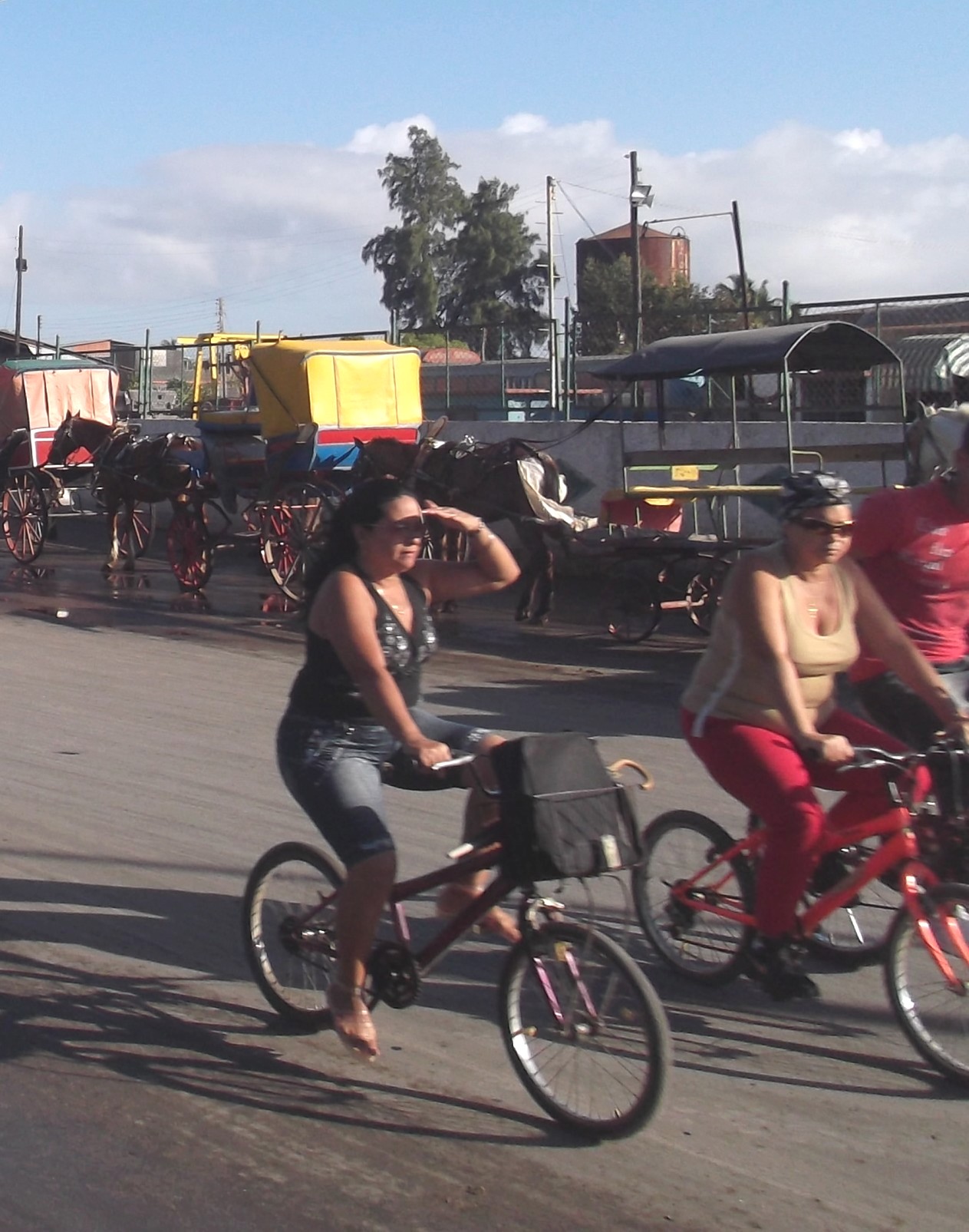 Calèche et Vélos / Bikes and carriage - Recadrage