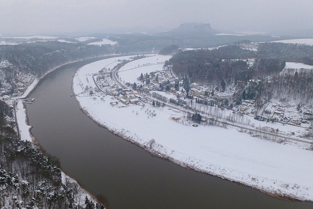 Bastei im Januar 2013