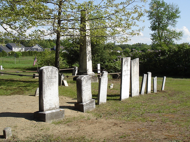 Cimetière du Vermont / Vermont cemetery - 24 mai 2009 / Recadrage