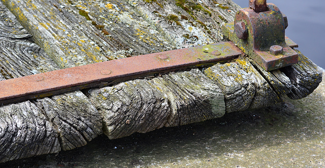 Rotting and rusty Walkway