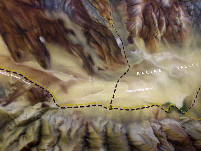 Model of Death Valley National Park - Saline Valley (4215)