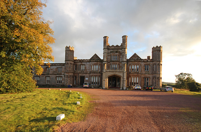 Entrance facade, Carstairs House, Lanarkshire, Scotland