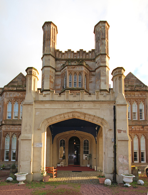 Entrance facade, Carstairs House, Lanarkshire, Scotland