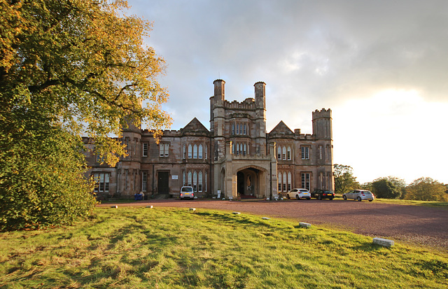 Entrance facade, Carstairs House, Lanarkshire, Scotland