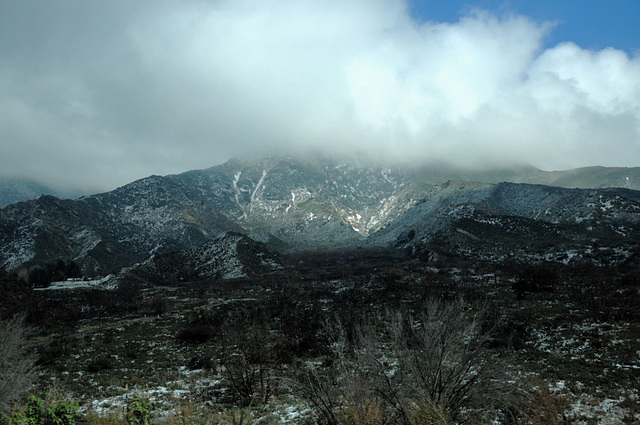 L.A. - into the northern mountains