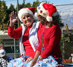 DHS Holiday Parade 2012 - Mayor Parks & Councilmember Pye (7790)