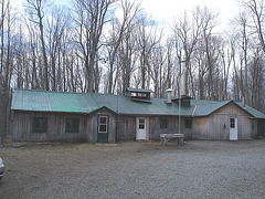 Cabane à sucre du Québec / Quebec sugar shack - 4 avril 2010.