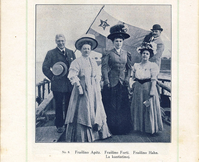 Operkantistinoj kontribuintaj al la programo de la 4-a UKo en Dresdeno (1908)