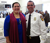 Olympian Sarah Robles & Fire Chief Pat Tomlinson (4073)