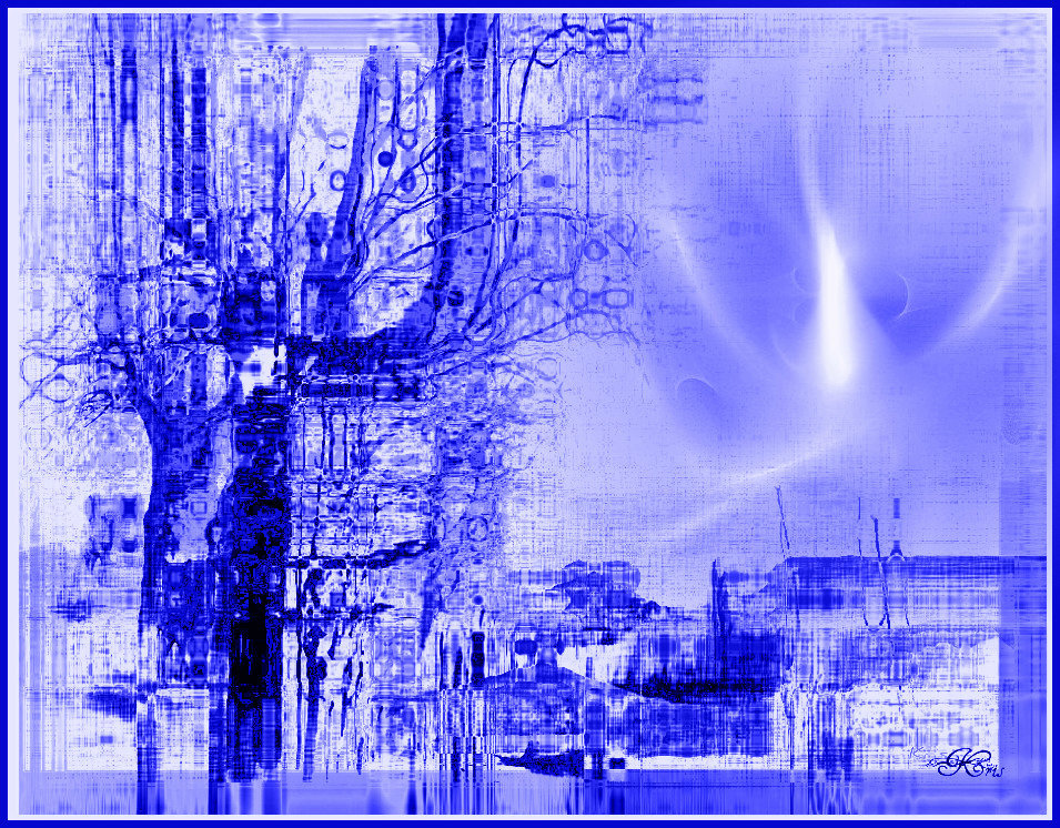 Si la liberté....... mon vieux ........Ça peut peindre ............tout en bleu........ Il faut savoir ce qu'on.......... veut