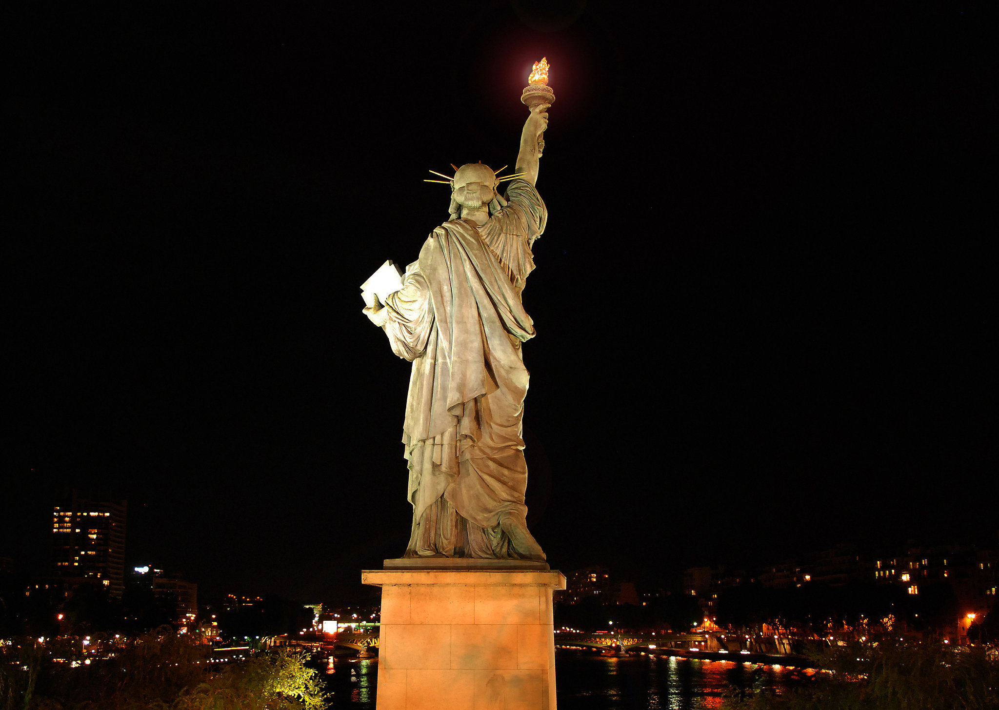 La Liberté sur l'île aux Cygnes