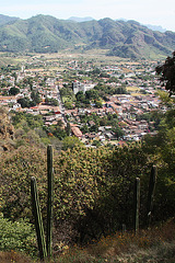 Blick auf Malinalco