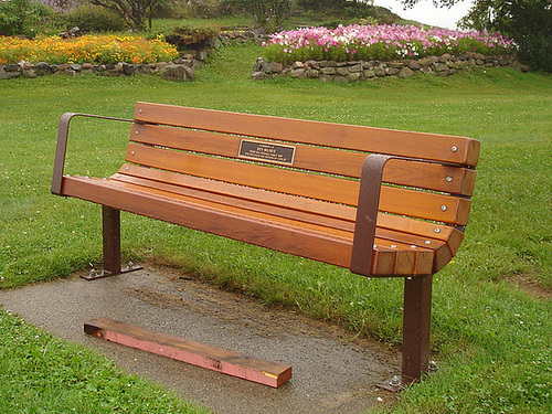 Banc Rev. Milnes bench - 16 août 2009 / Recadrage