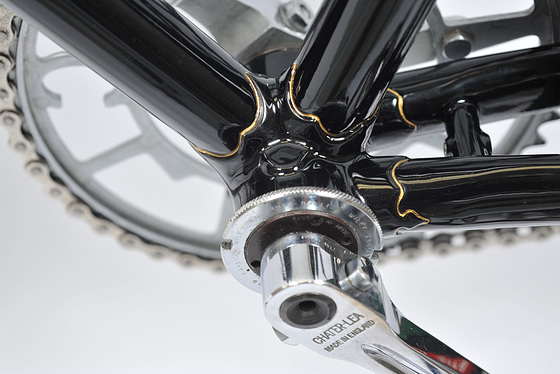 Bayliss Wiley bottom bracket with #15 hollow axle. (2014)