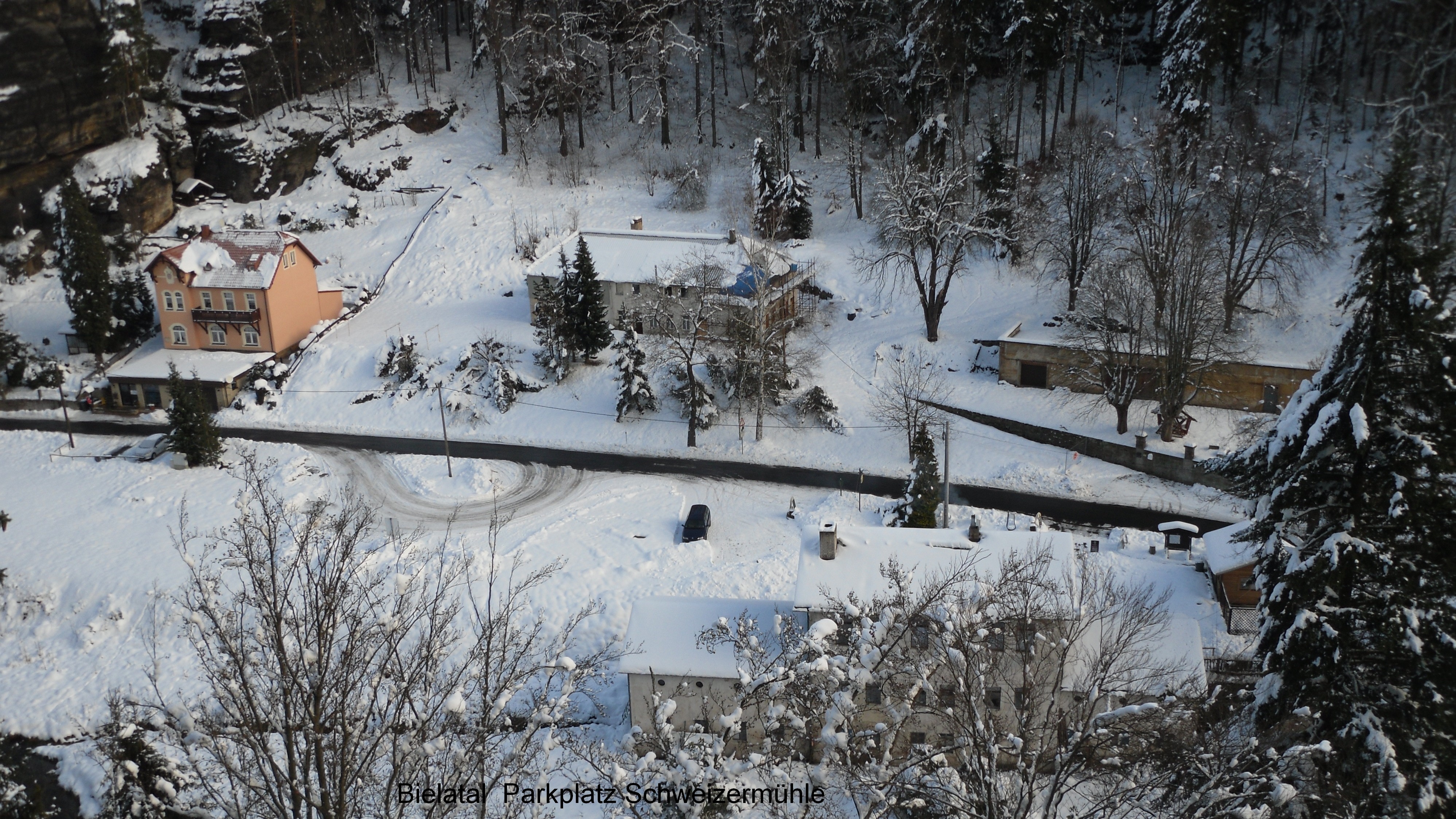 Bielatal im Schnee