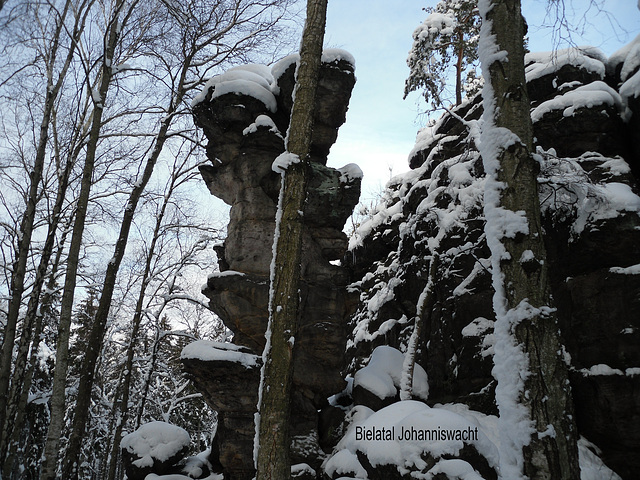 Bielatal im Schnee