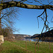 Herzliche Grüße zum Neuen Jahr aus dem Elbtal mit Blick auf Wehlen und Bastei