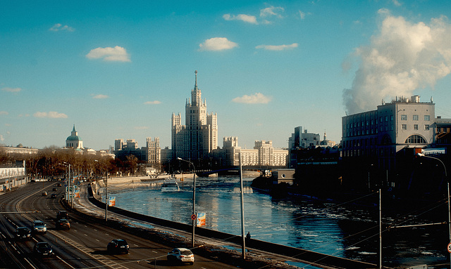 skyscraper in Moscow