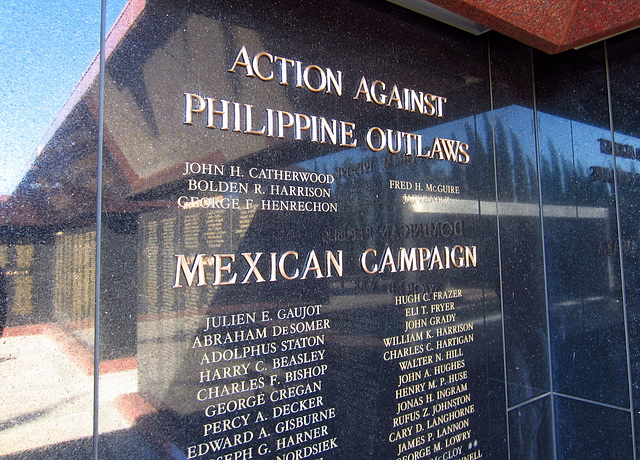 Medal Of Honor Memorial at Riverside National Cemetery - Action Against Philippine Outlaws (2485)