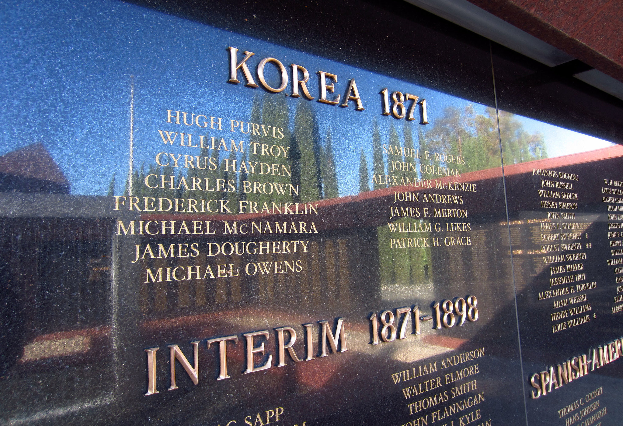 Medal Of Honor Memorial at Riverside National Cemetery - Korea 1871 (2489)