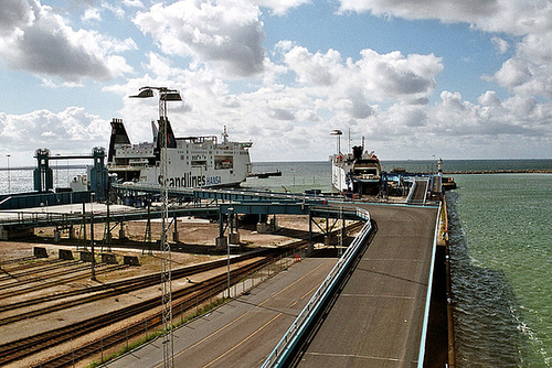 im Fährhafen Trelleborg