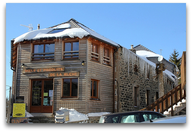 La maison des abeilles de montagne